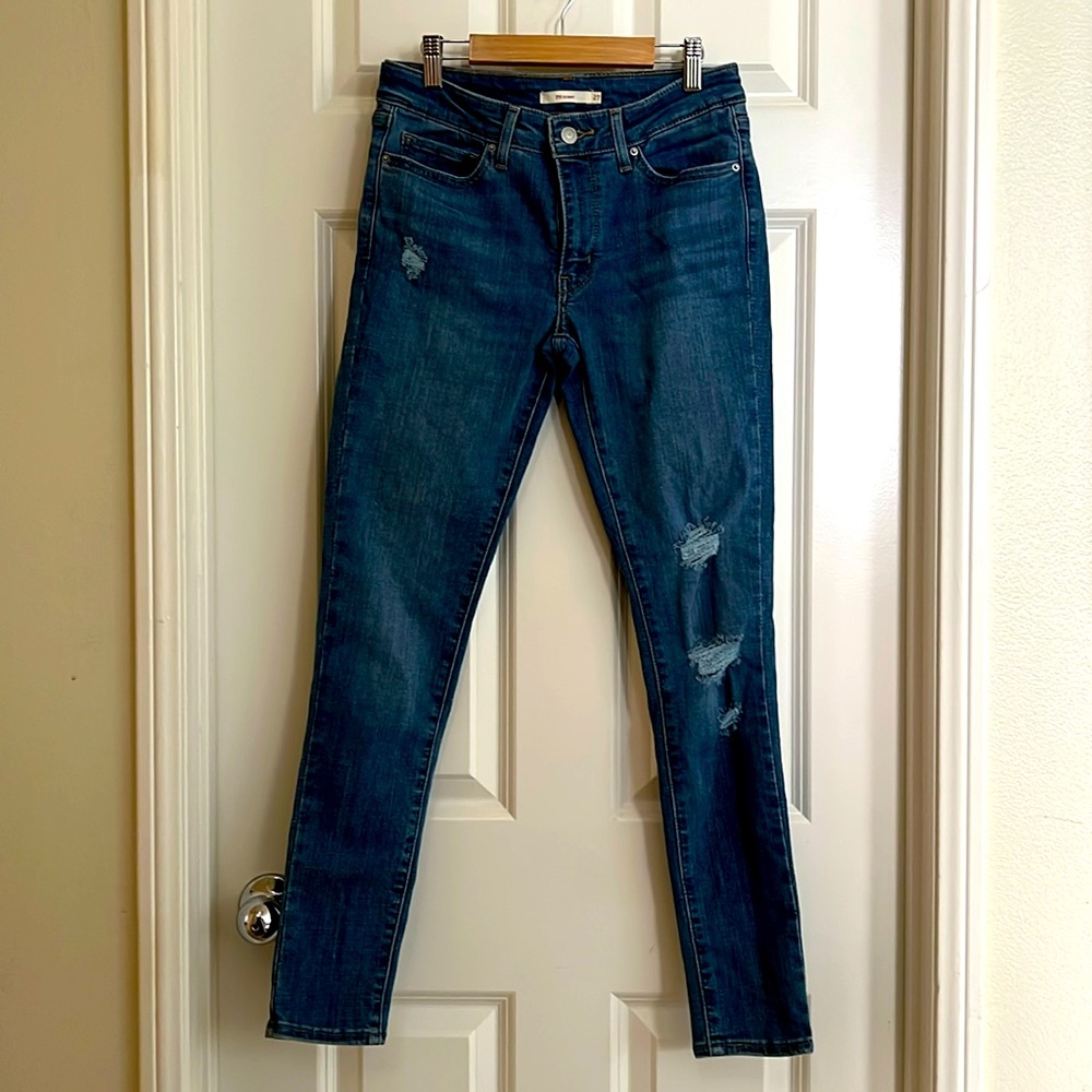 Levi's Blue Skinny Jeans for Women